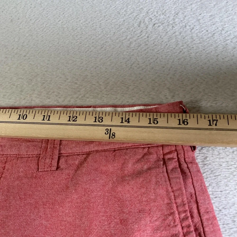 J.Crew‎ Gramercy Shorts Mens 32 Red Cotton Chino Canvas Casual 8